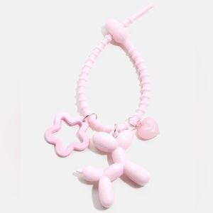 Blossom Pink Balloon Dog Bag Charm/Key Chain (NWT)